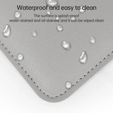 Waterproof Litchi Pattern PU Leather Laptop Bag for 13-14 Inch Devices