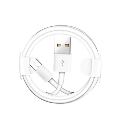 Essential Travel Charger for Everyday Device Power Needs - compact dual USB white travel charging cable neatly coiled for smartphones and gadgets