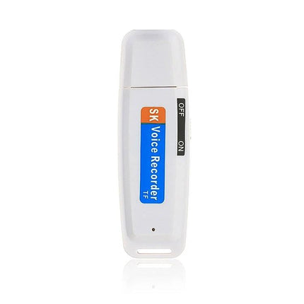 Sleek Voice Recorder Pen for Daily Notes and Meetings - discreet white pen-style audio recorder for meetings and lectures