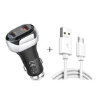 with Micro USB Cable / Black