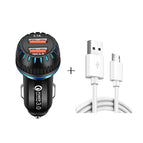 with Micro USB Cable / Black