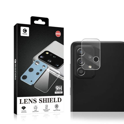 Mocolo Camera Lens Protector for Galaxy A Series, Everyday Shield Against Scratches - Clear adhesive-free lens shield on Samsung A52 A72