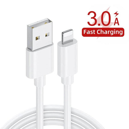 Car Charger With PD 20W USB C Fast Charge On The Road - white USB-C and USB-A cable for fast charging on road trips and daily commutes