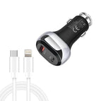 PD 20W with Type-C to 8 Pin Cable / Black