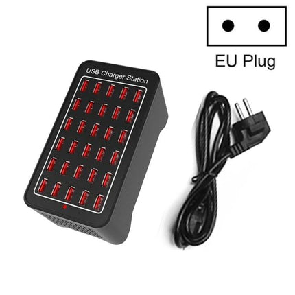 USB Charging Station for Daily Home Device Management showing multi-port charger with EU plug and cable