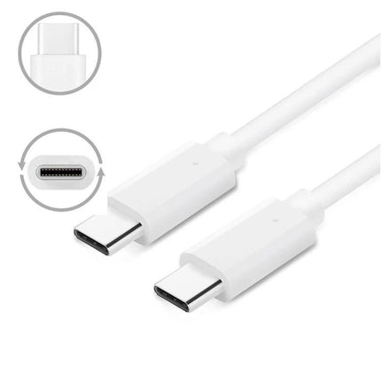 Essential Travel Charger for Daily Device Power Needs on Trips - compact white USB-C to USB-C cable for smartphones and tablets