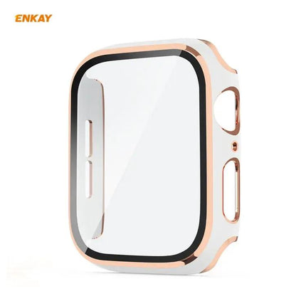 ENKAY 40mm Apple Watch Full Coverage PC Case Tempered Glass