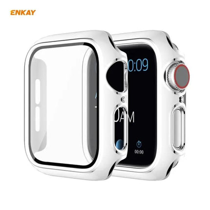ENKAY 40mm Apple Watch Full Coverage PC Case Tempered Glass