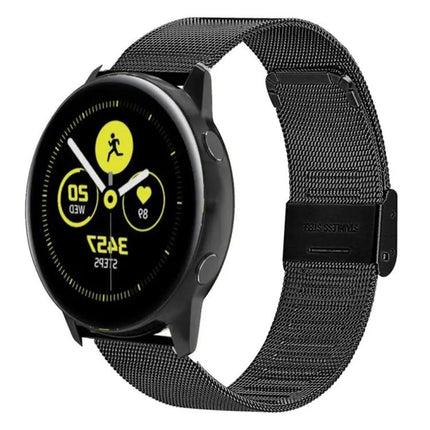 20mm Braided Mesh Stainless Steel Watch Strap, 4 Colors