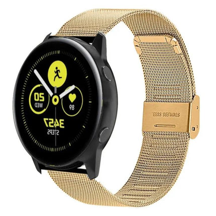 20mm Braided Mesh Stainless Steel Watch Strap, 4 Colors
