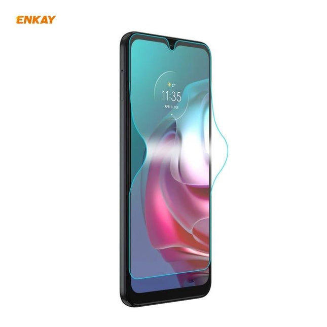 ENKAY Hat-Prince Full Coverage Screen Protector For Smartphones Protects Your Screen During Daily Use - clear edge-to-edge TPU/TPE/PET shield on phone