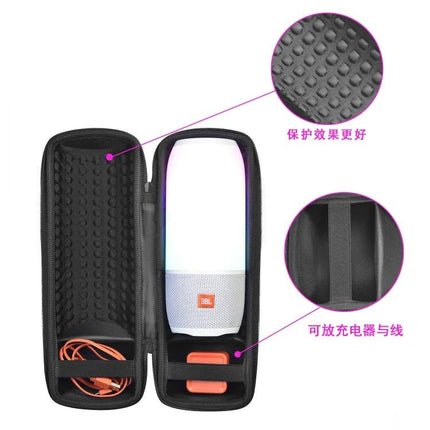 JBL Travel Case For Portable Speaker With Water Resistant Shell slim protective case for JBL Pulse 3, pockets for charger