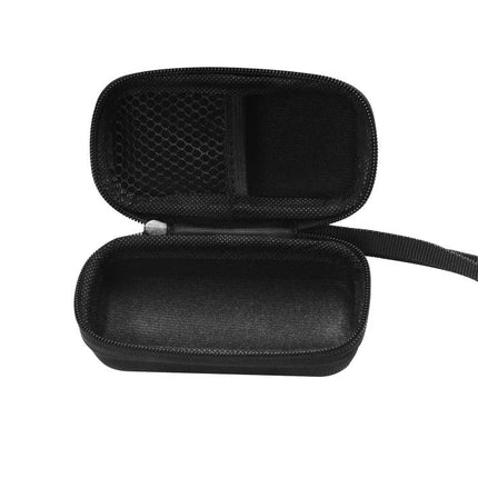 Essential Protective Bag for B&O PLAY Earphones on the Go - compact black nylon case with zip, internal mesh pocket and wrist strap