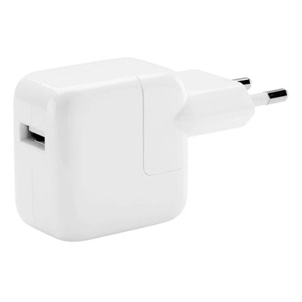 USB Travel Charger for Everyday Device Use on the Go - compact white USB wall adapter for smartphones and tablets, travel-ready, dual-voltage compatible