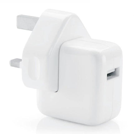 Essential USB charger for daily phone and tablet routines white UK plug USB wall adapter for home and travel