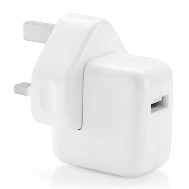 Essential USB charger for daily phone and tablet routines white UK plug USB wall adapter for home and travel