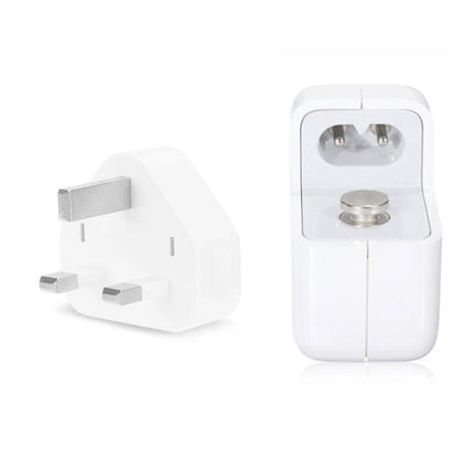 Essential USB charger for daily phone and tablet routines white UK plug and compact charger for travel