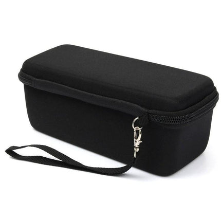 Padded Speaker Carry Bag With Slim EVA Case For Commute in black, shockproof molded EVA, zipper