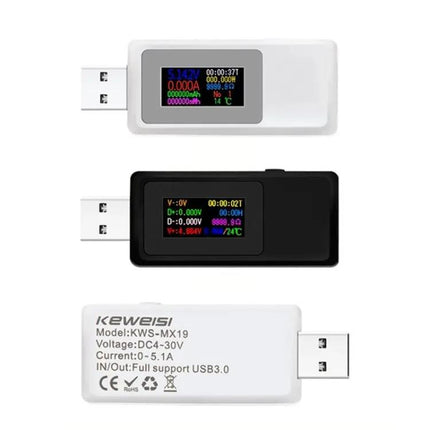 Keweisi USB Tester for Monitoring Voltage and Current Levels
