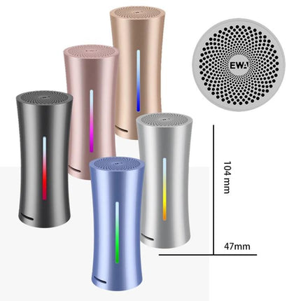 EWA Compact Bluetooth Speaker For Outdoor And Home Use compact 4.7cm x 10.4cm IPX6 6000mAh portable