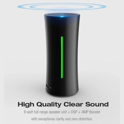 EWA Compact Bluetooth Speaker For Outdoor And Home Use compact black portable speaker IPX6 6000mAh battery 4.7in