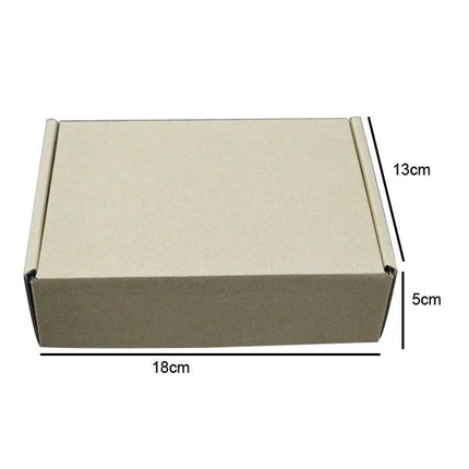 Compact USB-C Charger for Travel and Daily Use packaged in small 18x13x5cm cardboard shipping box for compact portability