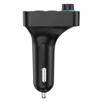 Car MP3 Player FM Transmitter With Dual USB Charger black in-car Bluetooth FM transmitter with dual USB charging ports