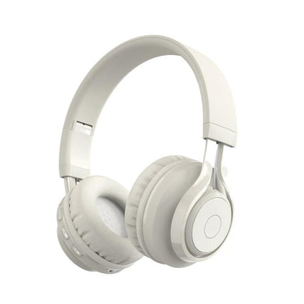 Kids Bluetooth Headset With LED Lights And Microphone For Classes wireless white over-ear headset