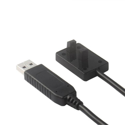 Customizable USB Switch for Computer Input Functions IRSW20B black USB HID through-beam photoelectric trigger cable