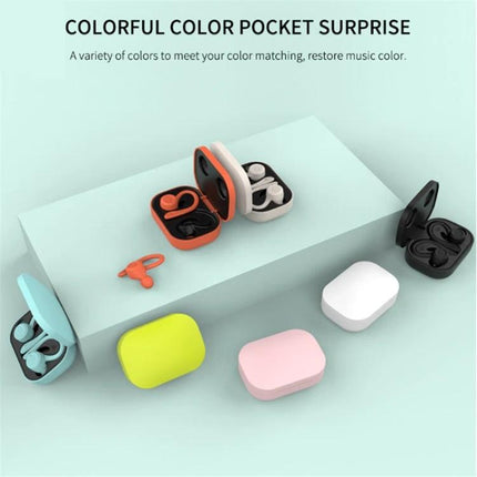 Wireless Sports Earbuds Adjustable Ear Hooks For Running colorful charging cases and ear hook options for jogging and gym use