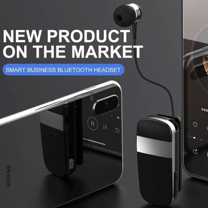 Clip On Bluetooth Headset With Vibration Call Alerts For Commuters sleek clip design noise‑resistant vibration reminders for busy commuters
