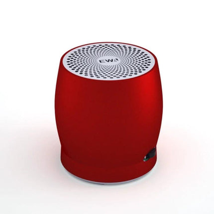 EWA Portable Bluetooth Speaker For Indoor And Outdoor Use compact red metal CNC speaker with waterproofing and TWS