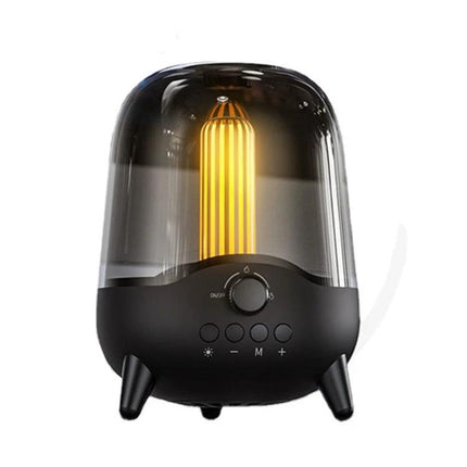 Night Light Speaker With Soothing Breathing Light For Bed glowing amber 360° breathing lamp Bluetooth speaker for sleep