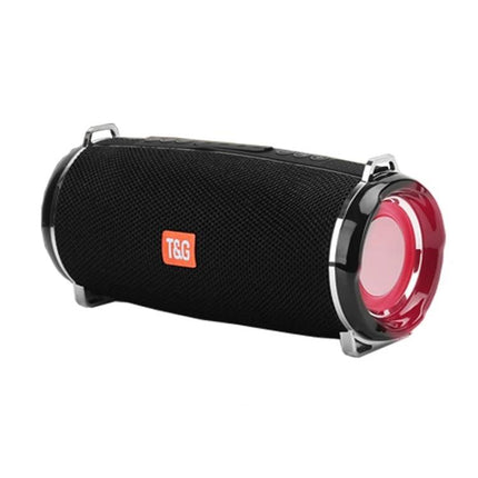 T G Portable Bluetooth Speaker With Detachable Strap For Everyday Use compact black 10W portable speaker with mesh cover