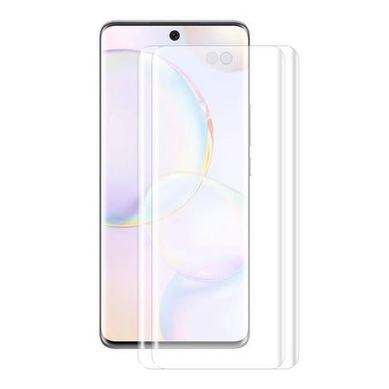 Alt Tag: ENKAY Full Coverage Screen Protector For Huawei P50 Pro clear PET full edge-to-edge protector, high transparency, 4H hardness