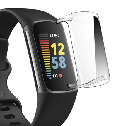 Fitbit Charge 5 And 6 Soft TPU Clear Full Coverage Case
