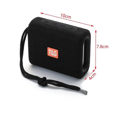 T G Compact Bluetooth Speaker For Outdoor Walks Picnics And Hikes compact black Bluetooth 5.0 speaker