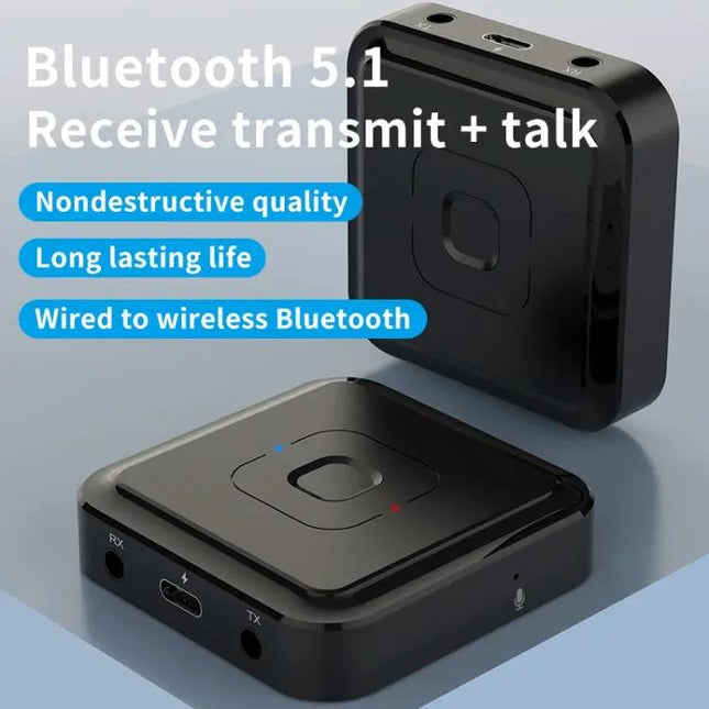 BT-22 Bluetooth 5.1 Receiver Transmitter 2-in-1 200mAh | Syndmart