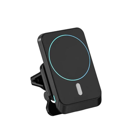 Magnetic Wireless Car Vent Mount For iPhone Daily Driving - compact 15W wireless charging vent mount with magnetic suction for hands-free navigation