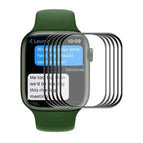 5 PCS For Apple Watch Series 7 45mm / Black