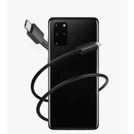 XJ-69 Type-C Cables for Daily Phone Charging Essentials pack of five black Type-C to Type-C cables wrapped around a smartphone