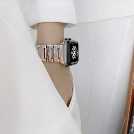 Stainless Steel Milanese Mesh Band For Apple Watch 38-45mm | Syndmart