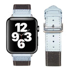 7 41mm / 6&SE&5&4 40mm / 3&2&1 38mm / Black + light blue