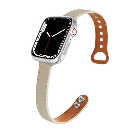 Leather Replacement Watch Band for Apple Watch 38-45mm