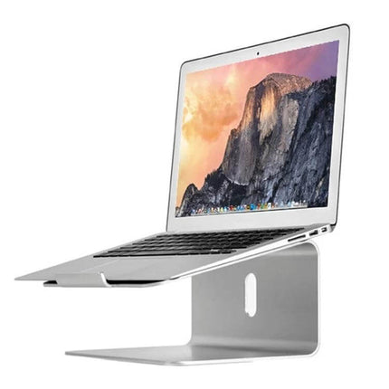 Aluminum Adjustable Laptop Stand for 11-17 Inch Laptops - sleek aluminum ergonomic riser for MacBook and tablets