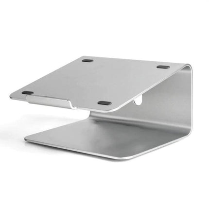 Aluminum Adjustable Laptop Stand for 11-17 Inch Laptops - sleek aluminum ergonomic riser for better viewing and typing