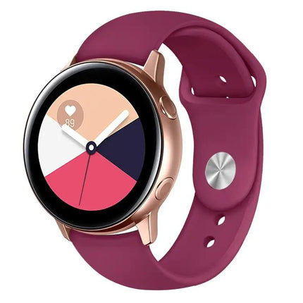 20mm Silicone Watch Band Compatible Samsung Huawei Xiaomi