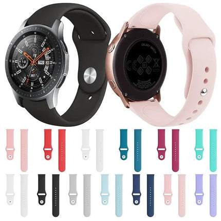 20mm Silicone Watch Band Compatible Samsung Huawei Xiaomi