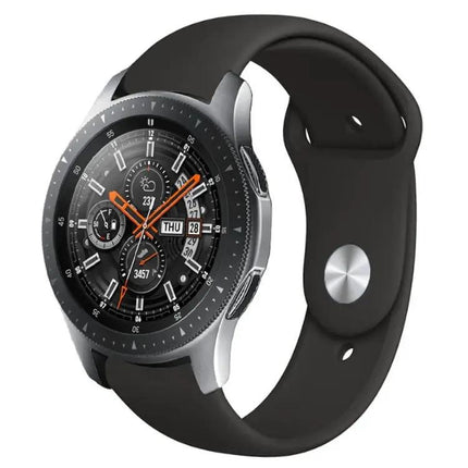 22mm Silicone Watch Band Monochrome Adjustable Fit 150-200mm