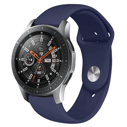 22mm Silicone Watch Band Monochrome Adjustable Fit 150-200mm